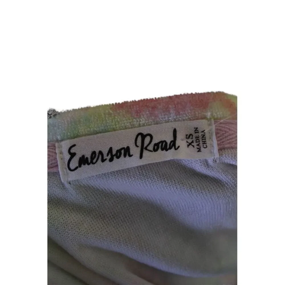Emerson Road Womens Tie Dye Sleepwear Tank Top + Shorts Set Multicolor Size XS